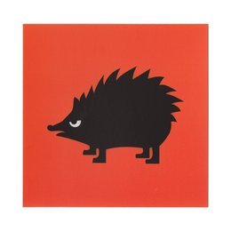 postcard - Hedgehog (Angry Animals)