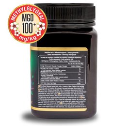 100% reiner, roher Manuka-Honig MGO 100+ (500 Gramm)