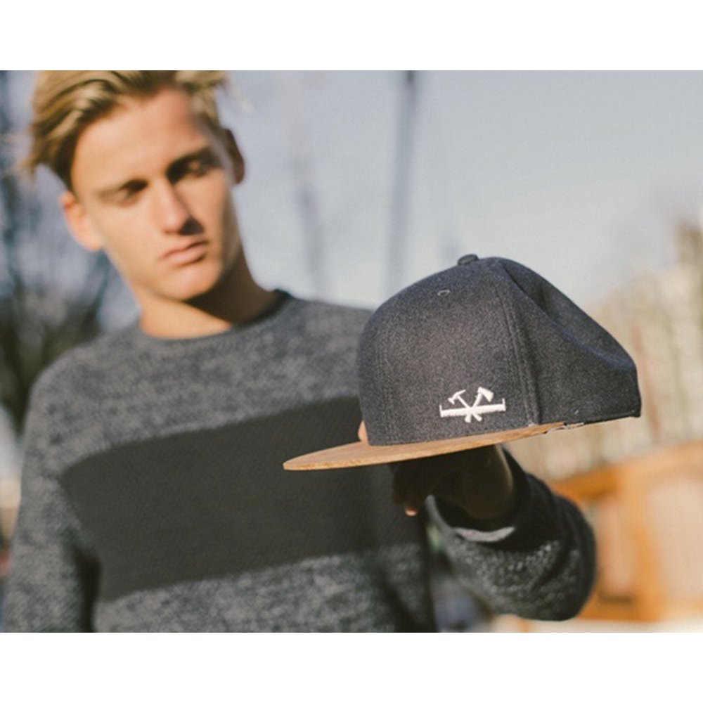 Cap with Wooden Brim