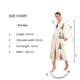 Pyramidenlanger Kimono