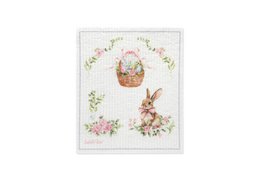 Torchon Easter Joy 17x20 cm Isabelle Rose