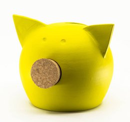 Handgefertigtes Tafel-Sparschwein aus Keramik – The Chalk Collection