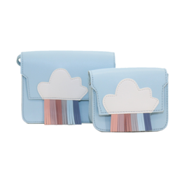 Children's shoulder bag - Mini Rainbow Blue