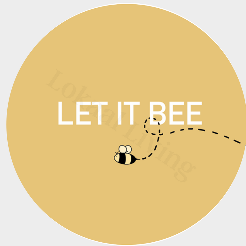 Muurcirkel Let it bee