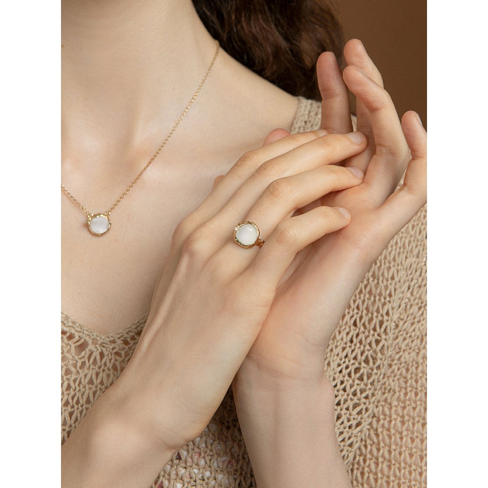 Ad Astra Moonstone Ring