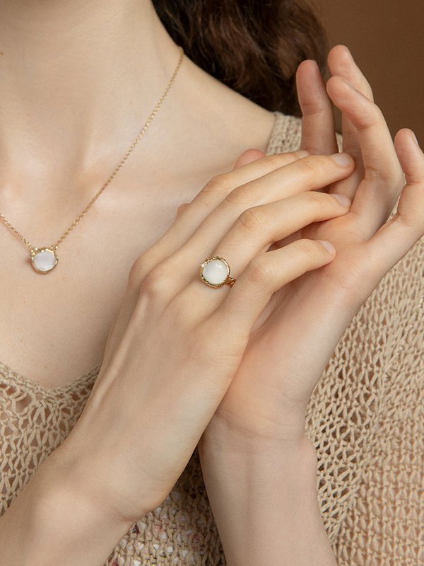 Ad Astra Moonstone Ring