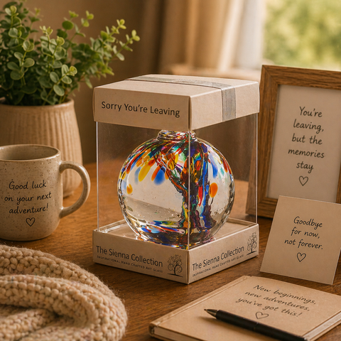 Spirit Ball van 10 cm - Sorry dat je weggaat - Veelkleurig
