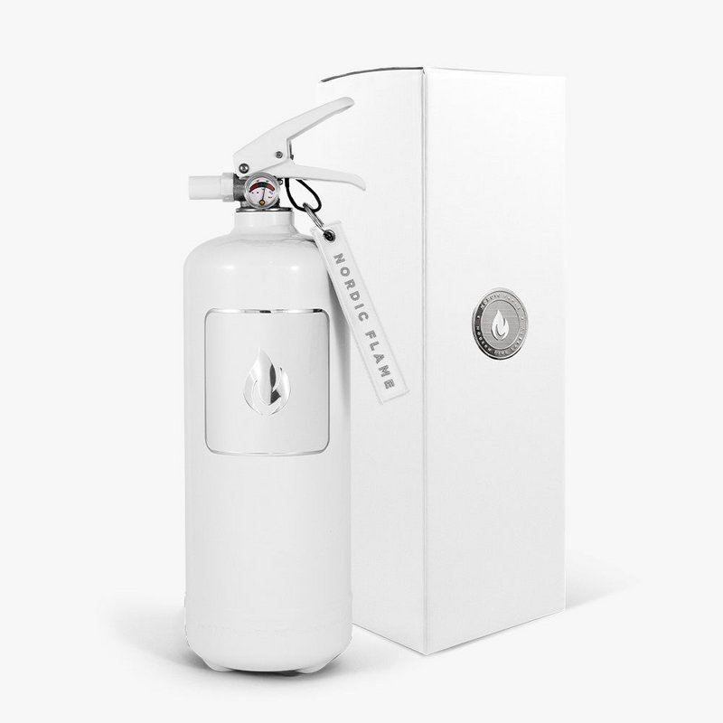 Feuerlöscher 2 kg – Weiß