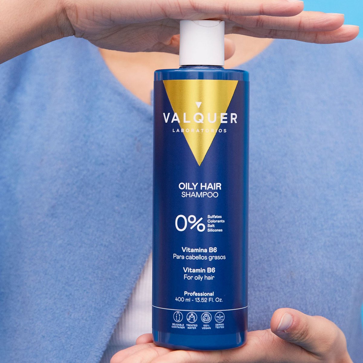 Champú para Cabello Graso - 0% Sin Sulfatos