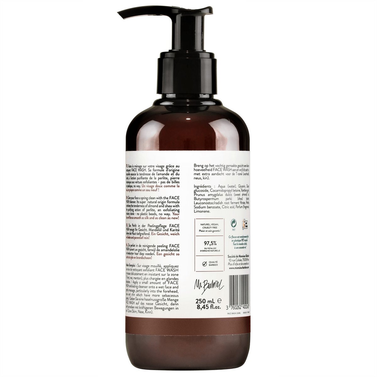 FACE WASH - Exfoliating Gel Cleanser til mænd