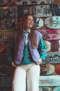 Wool body warmer - Nova Lila