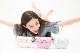 Louise Neon silver gray shoulder bag