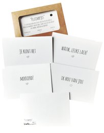The best compliments cards - Various feathers sets - Choose the best set or a mix
