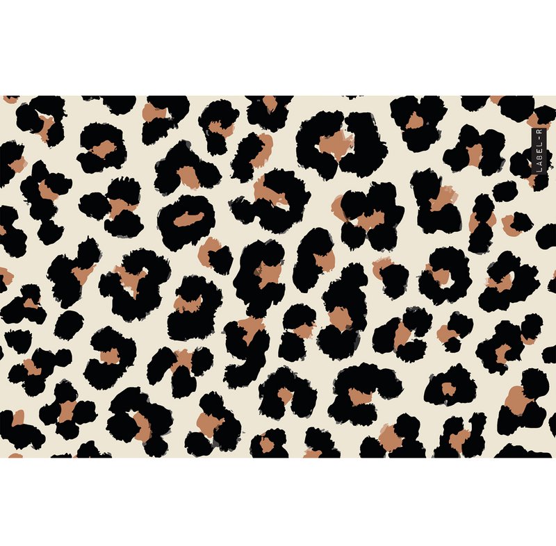 Inductiebeschermer panter 80x52cm
