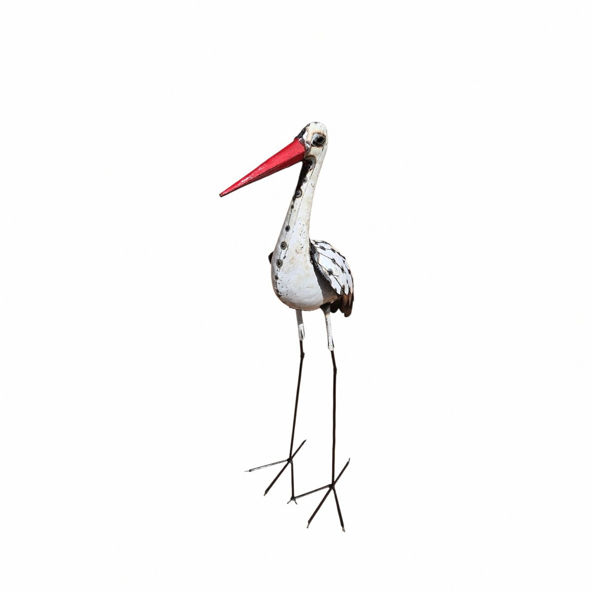METAAL NATUURLIJK-WIT GROTE OOIEVAARSVOGEL