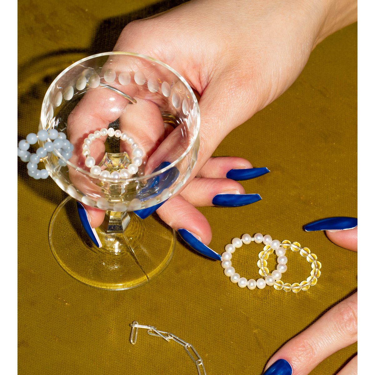 Dúo de anillos Perla