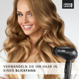 LEBENLANG travel hairdryer foldable small - dual voltage & includes travel bag with styling nozzle I travel hairdryer quiet strong I small mini hairdryer hair dryer hairdryer hairdryer travel hairdryer travel hairdryer