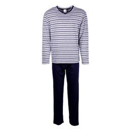 Herren -Pyjama -Set - Langarm - grau