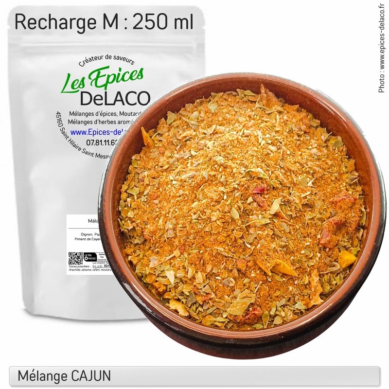 Cajun - miscela di spezie e sapore - ricarica eco