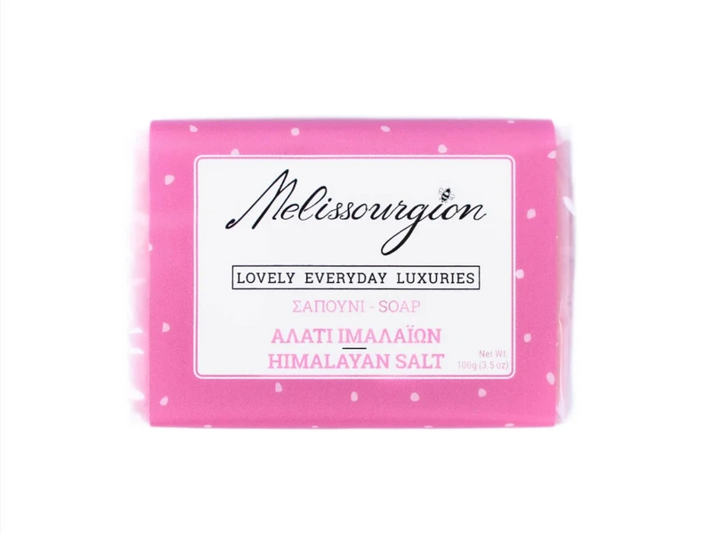 SAVON NATUREL AU SEL DE L'HIMALAYA FAIT MAIN - Melissourgion