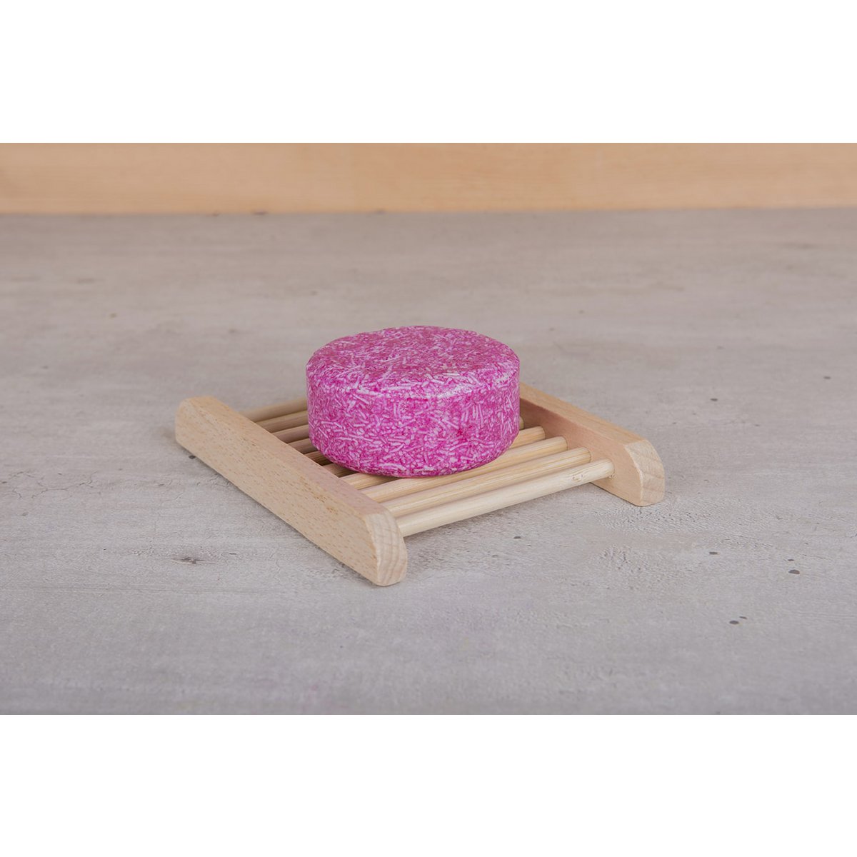 Shampoo Bar - Soap Holder made of light Wood