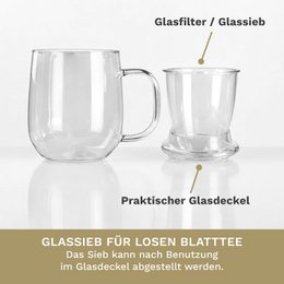 Creano teglas med si og låg 450ml