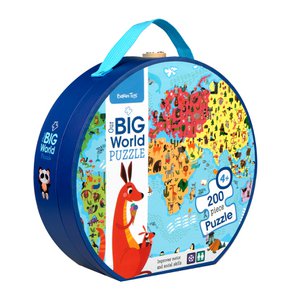 Floor Suitcase Puzzle - Big World