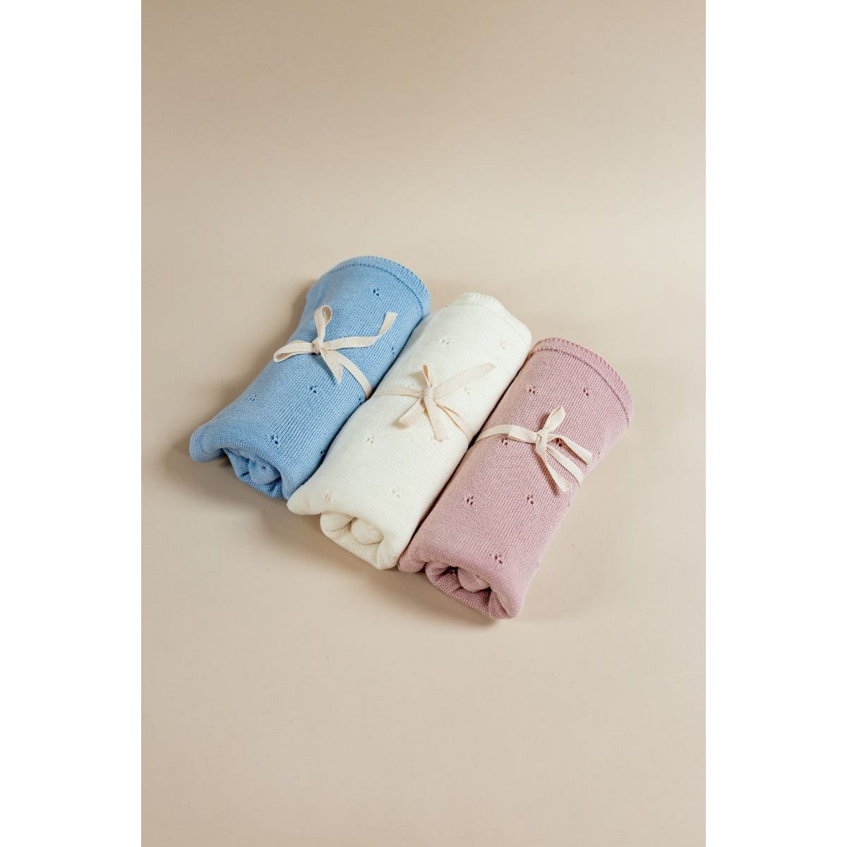 Coperta per bebè APOLLO – 100% lana merino – blu