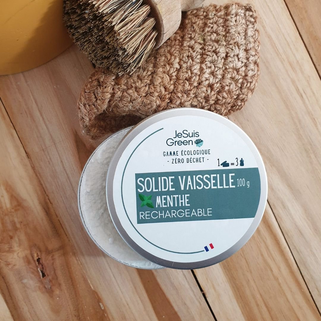 Solide Vaisselle Rechargeable & Artisanal | Je Suis Green Menthe