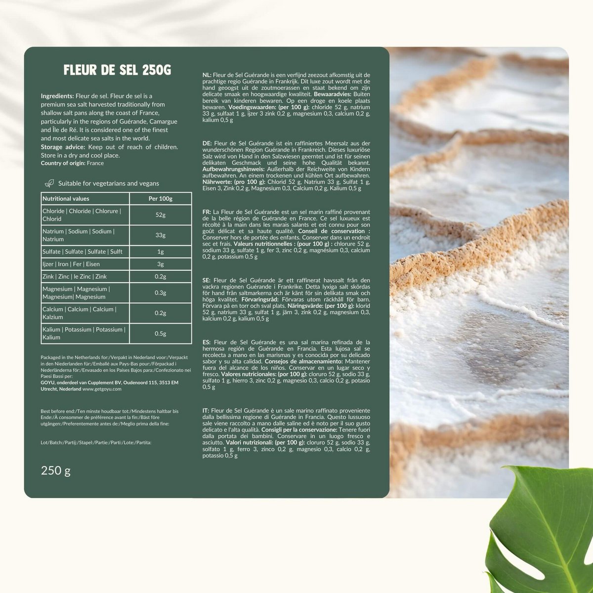 Guérande Sea Flower -  250 Grams