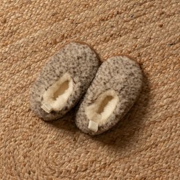 Pantofole in lana merino per bambini