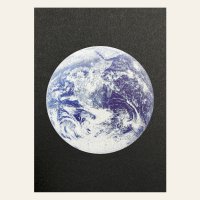Risography Postcard - Earth - DIN A6