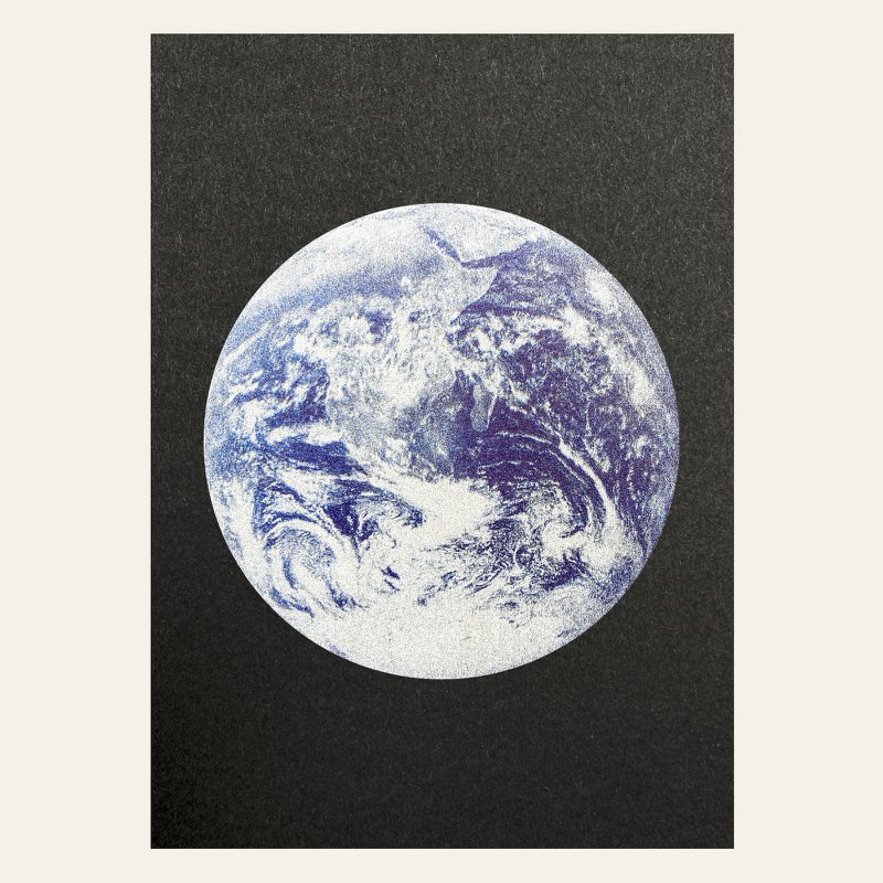 RISOGRALE Postcard - Earth - Din A6