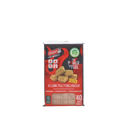 Set of 40 vegetable fire lighters with wax- Ecological _ Natural - Barbecue - Chimneys - Survival - Camp Lights