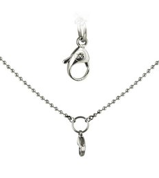 Pinkiezz ballchain coin necklace
