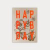Ansichtkaart / typfout / Happy B-Day / Eco-papier
