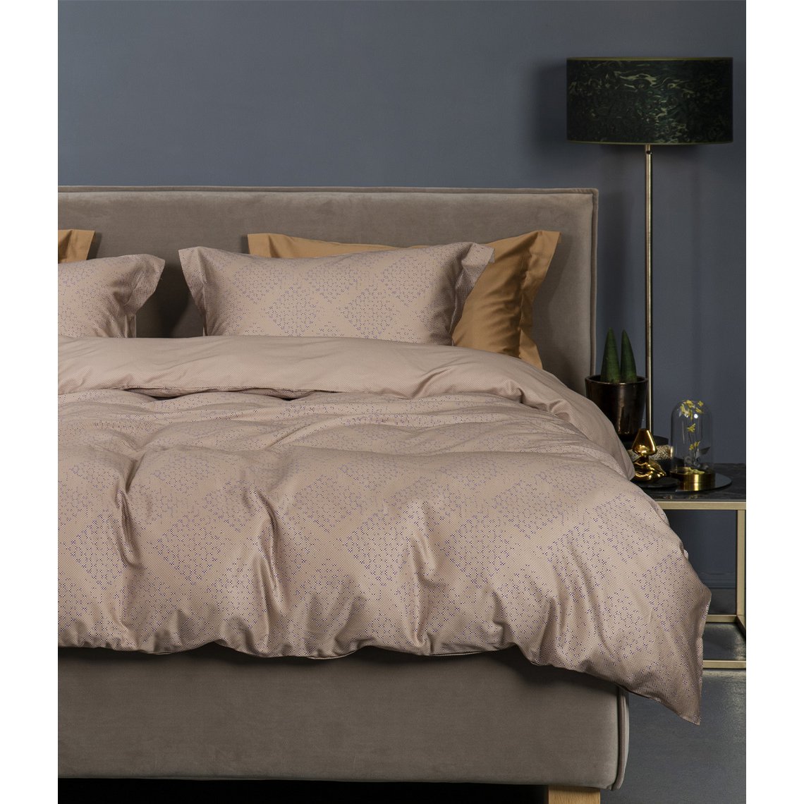 Bed Linen Set Mesh Mesh Beige/Mesh Back Beige