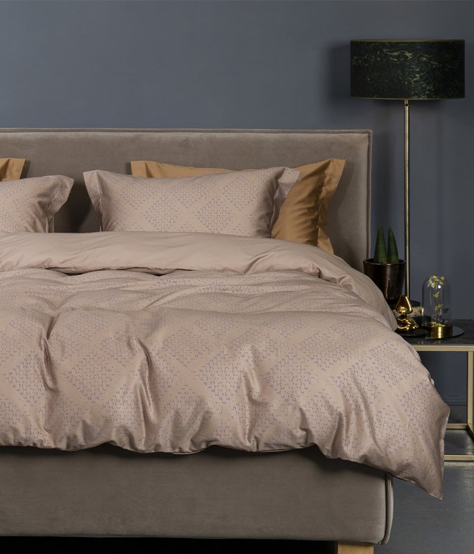 Bed Linen Set Mesh Mesh Beige/Mesh Back Beige