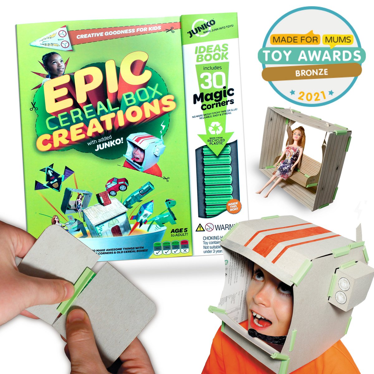 Epic Cereal Box Creations (with added JUNKO)