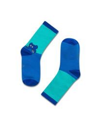 koaa – The Elephant “Guck-Guck” – Socks green/purple/navy