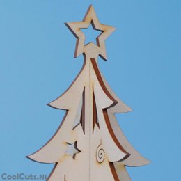 Wooden Christmas tree 33cm