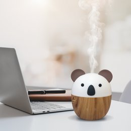 Woofie Diffusore di oli essenziali – Diffusore di aromaterapia a freddo ad ultrasuoni – Diffusore elettrico per fragranze per la casa – Alimentazione USB, illuminazione ambientale a LED, silenzioso e compatto