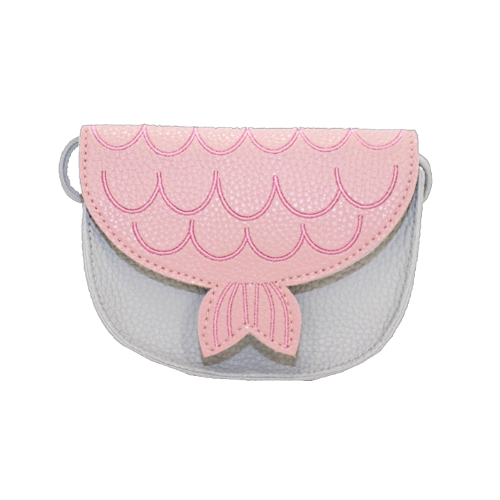 Sac bandoulière réglable animaux pour enfant "la sirène"- Asnee Rose