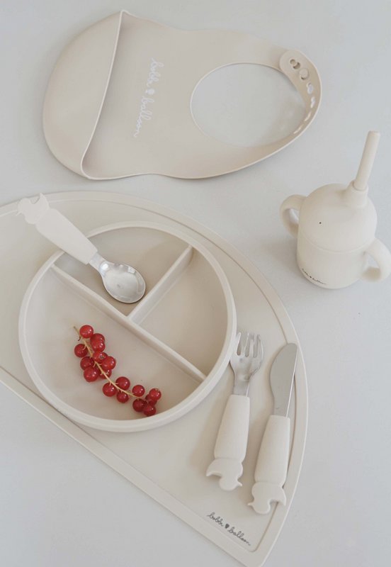 Sippy Cup in silicone - Beige ostrica