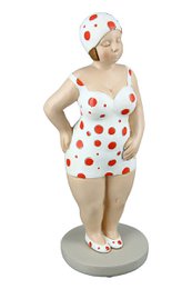 Poly figuur "Becky" rood/wit VE 4 so