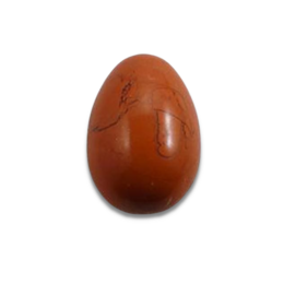 Oeuf de Yoni en Jaspe Rouge