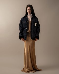 Denim Utility Jacke