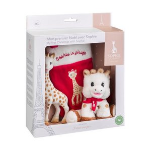 Sophie the giraffe baby's first christmas set