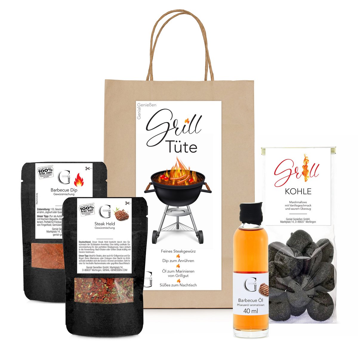 Grill Tüte – Grill Geschenk