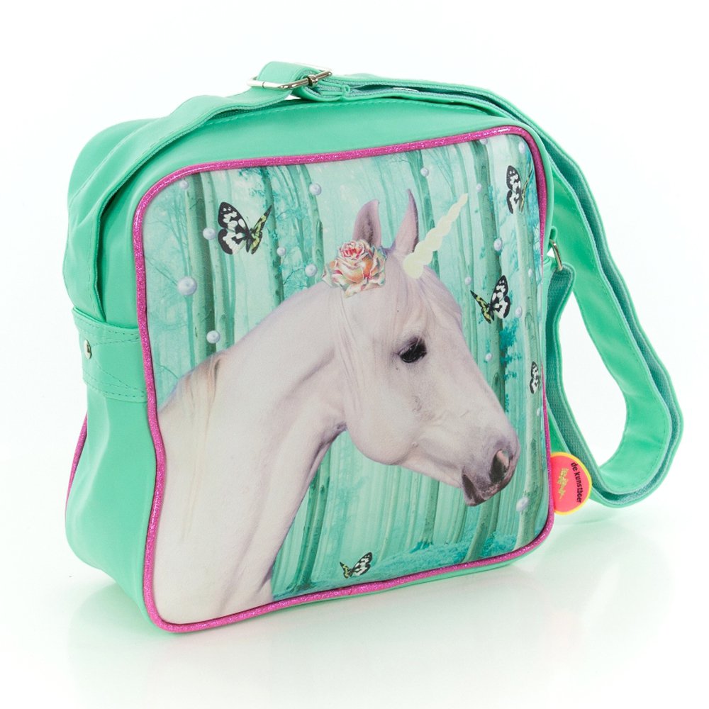 Schoudertas vierkant Eenhoorn (Unicorn)